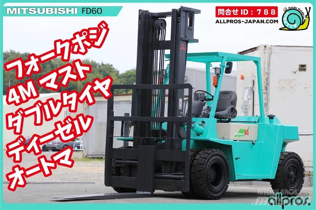 Mitsubishi FD60 Dieselmotviktstruckar