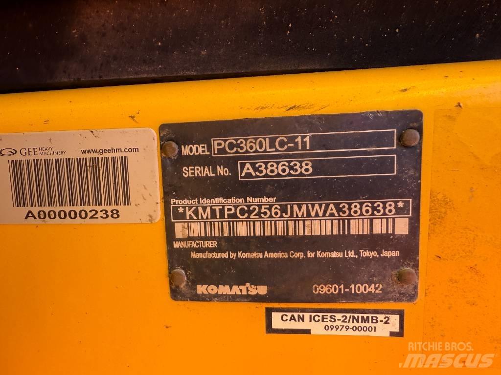 Komatsu PC360LC-11 Bandgrävare