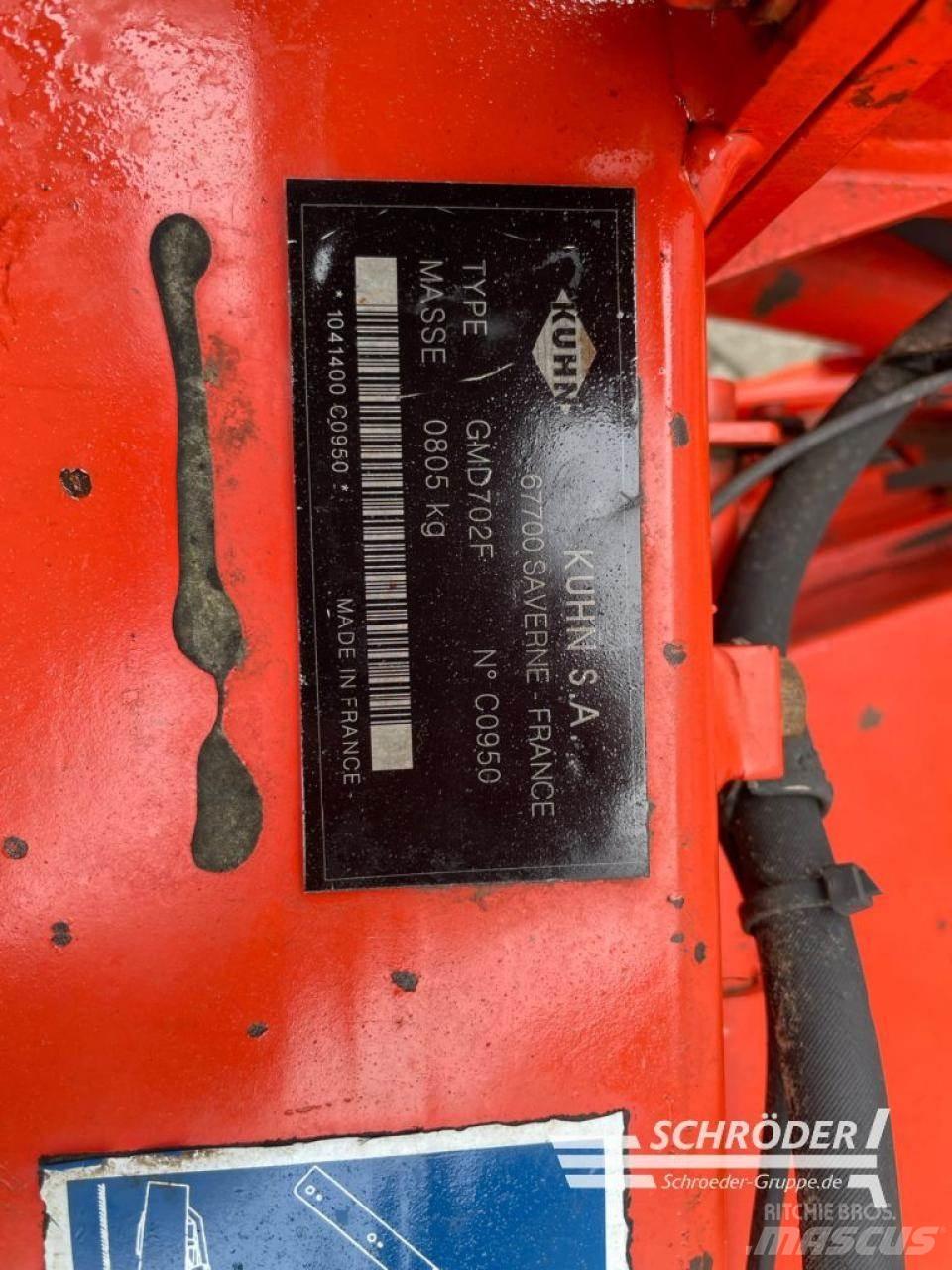 Kuhn GMD 702 F Slåttermaskiner