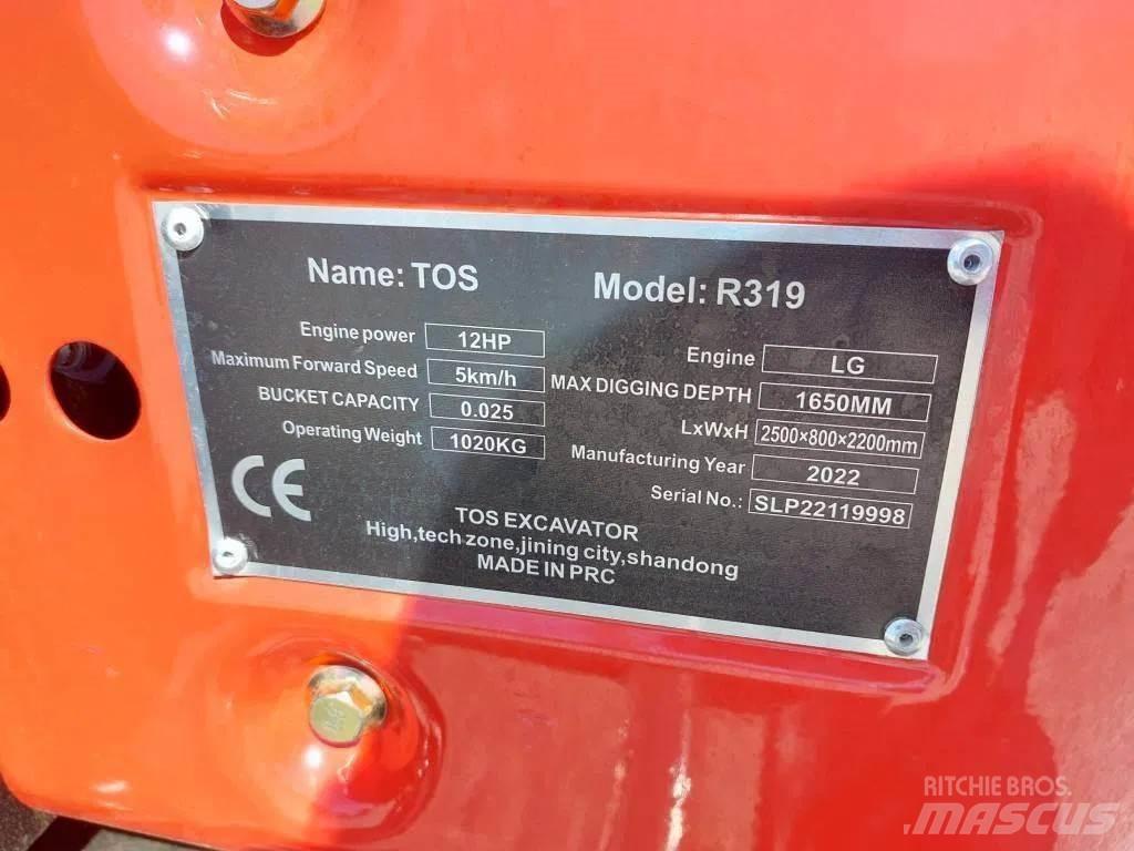 TOS R319 Minigrävare < 7t