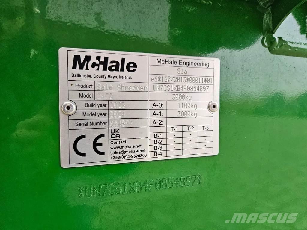 McHale C470 Lantbruk - Övrigt
