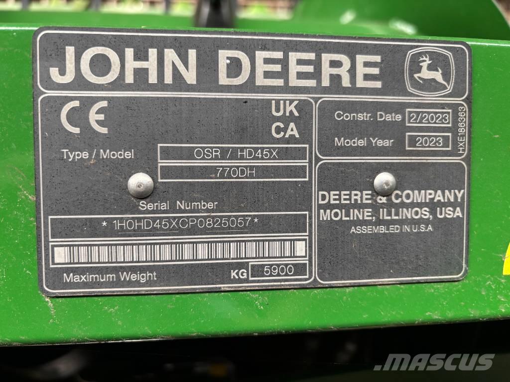 John Deere X9 1000 Skördetröskor