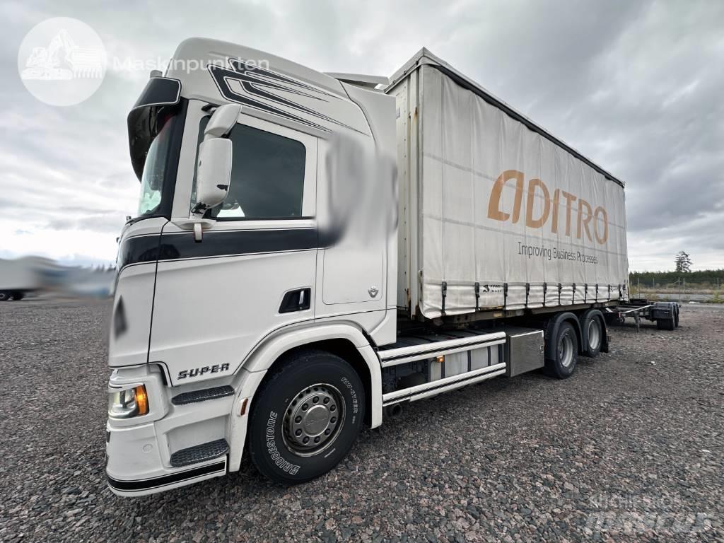Scania R 580 Växelflak-/Containerbilar