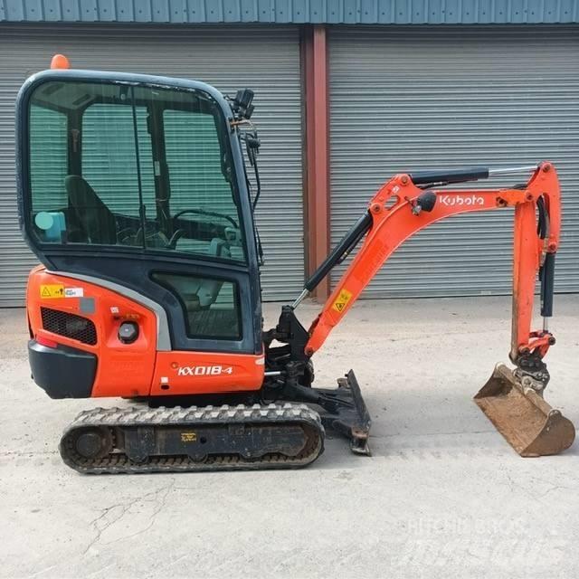Kubota KX 018-4 Minigrävare < 7t