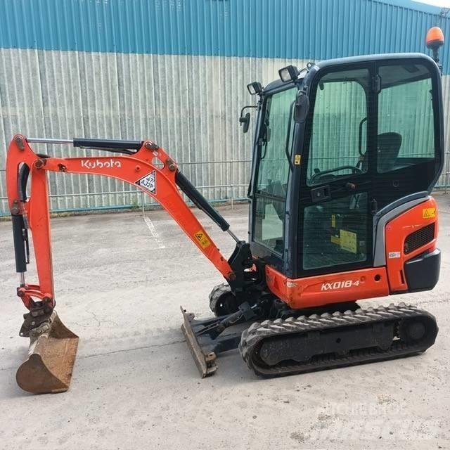 Kubota KX 018-4 Minigrävare < 7t