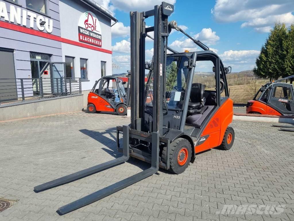 Linde H35D-02 Dieselmotviktstruckar