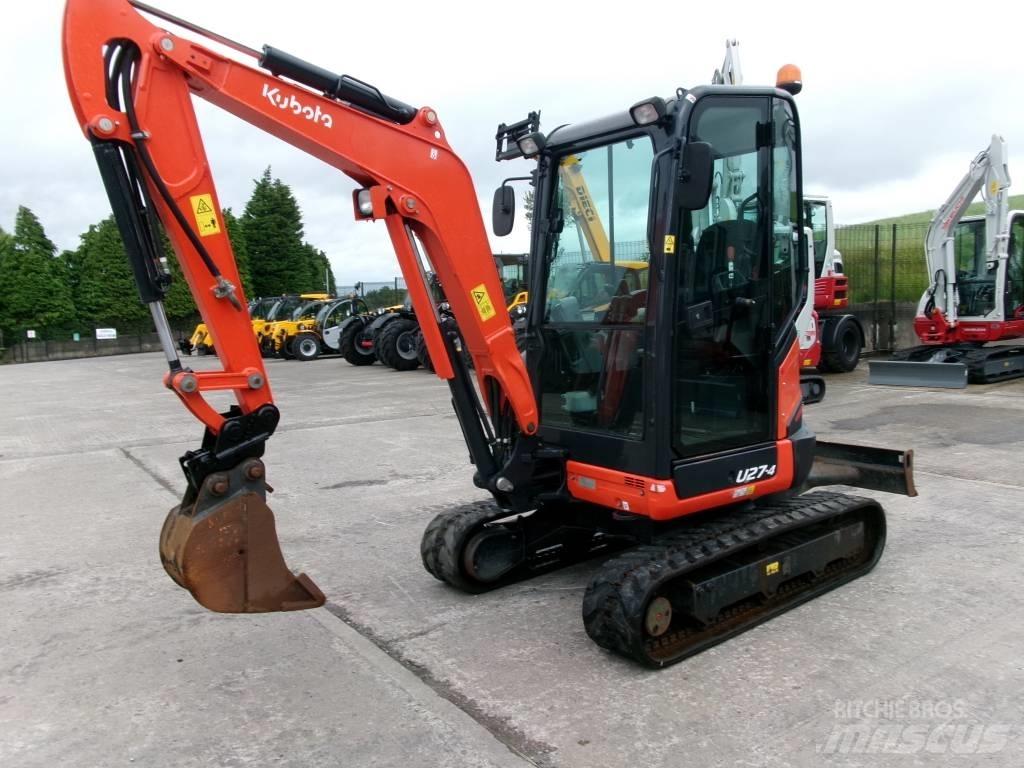 Kubota U27-4 Minigrävare < 7t