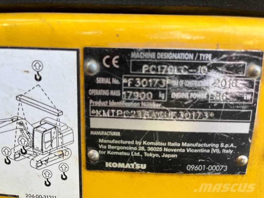 Komatsu PC 170 LC-10 Bandgrävare