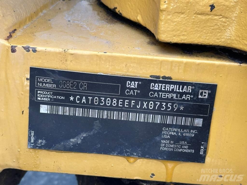 CAT 308 E 2 CR Midigrävmaskiner 7t - 12t