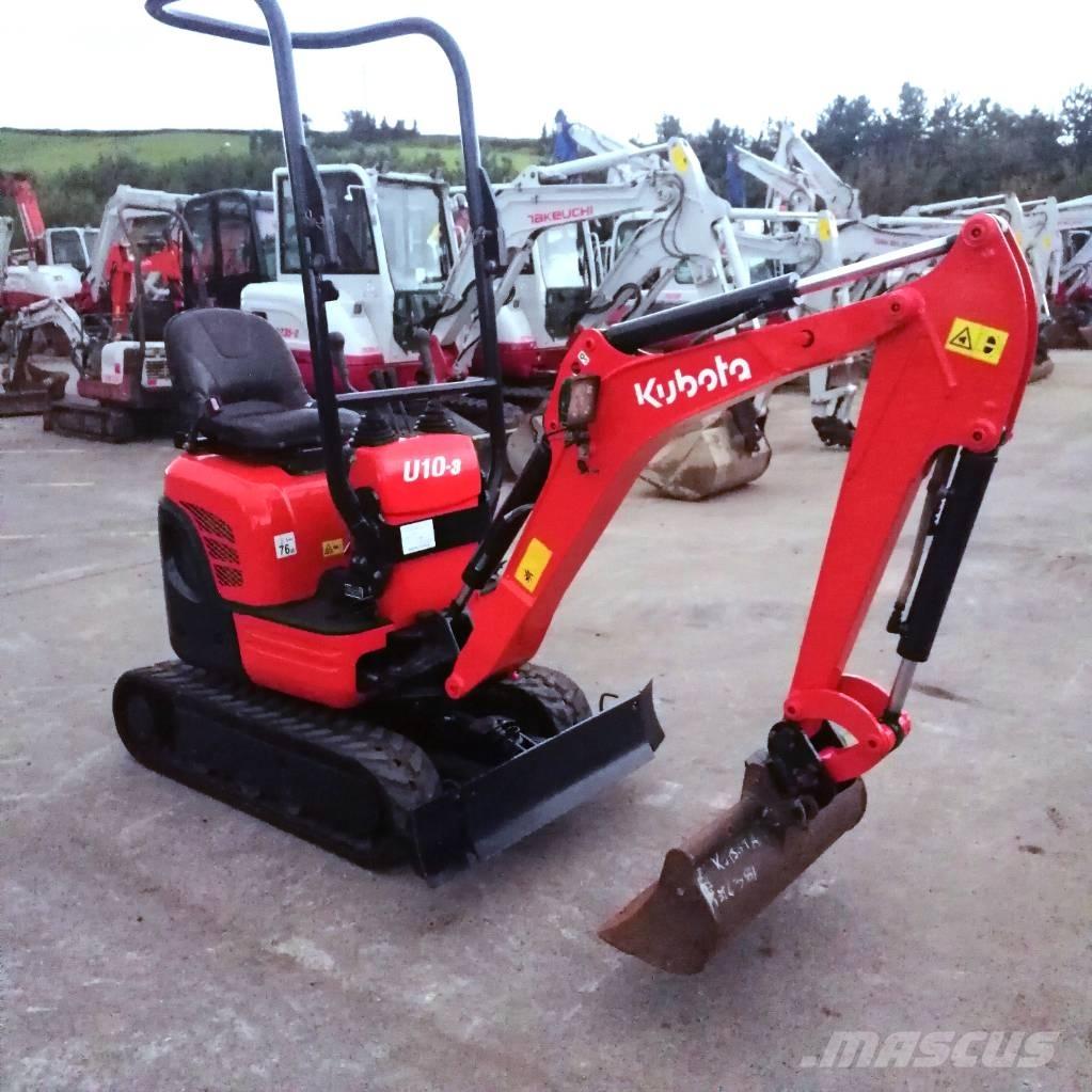 Kubota U 10-3 Minigrävare < 7t