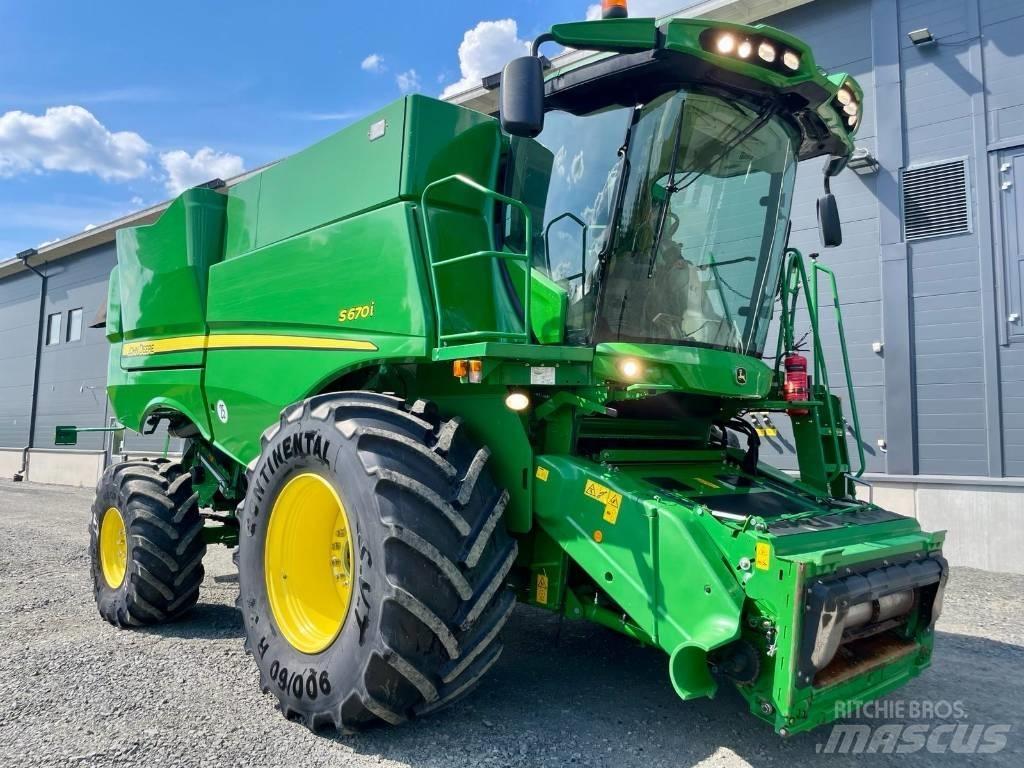 John Deere S 670 i Skördetröskor