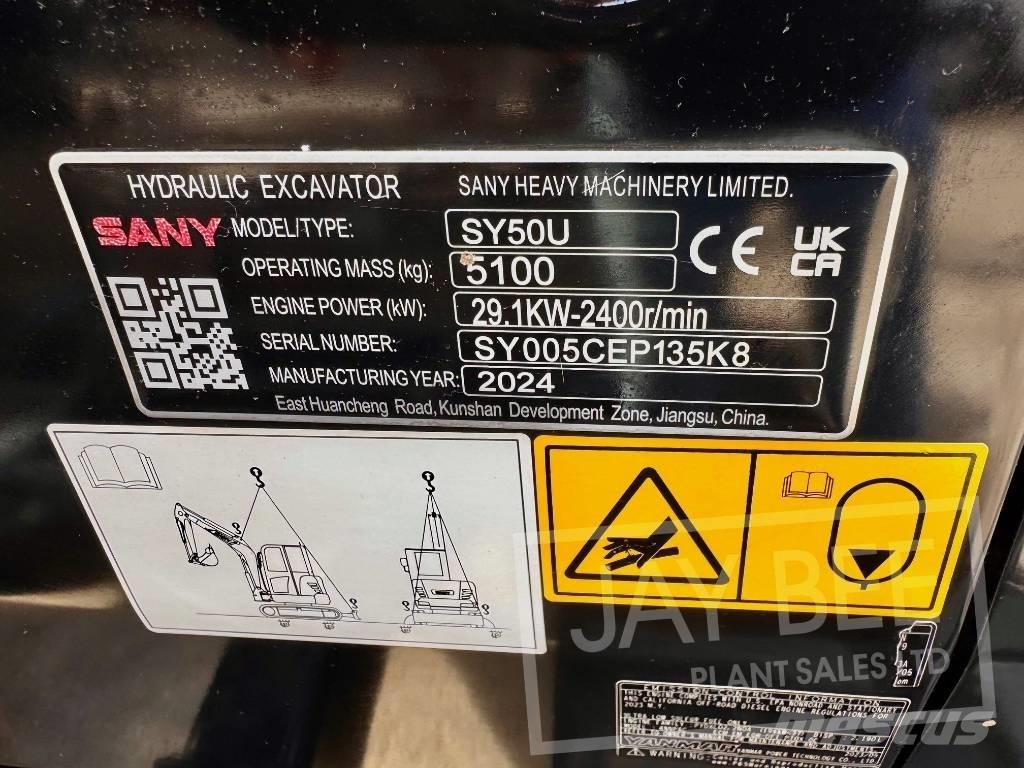Sany SY 50 U Minigrävare < 7t