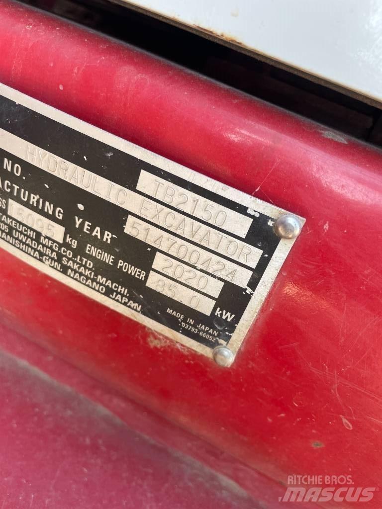 Takeuchi TB 2150 Bandgrävare