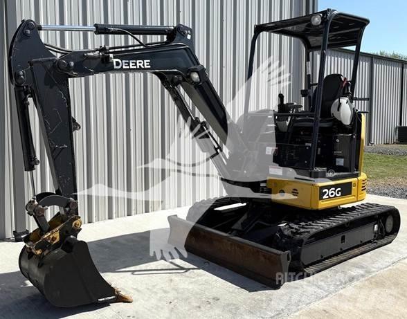 John Deere 26G Minigrävare < 7t