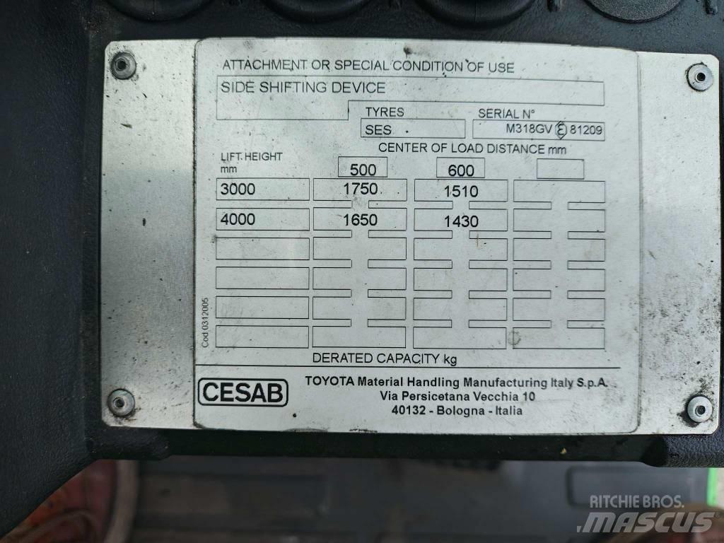 Cesab M 318 G Gasolmotviktstruckar