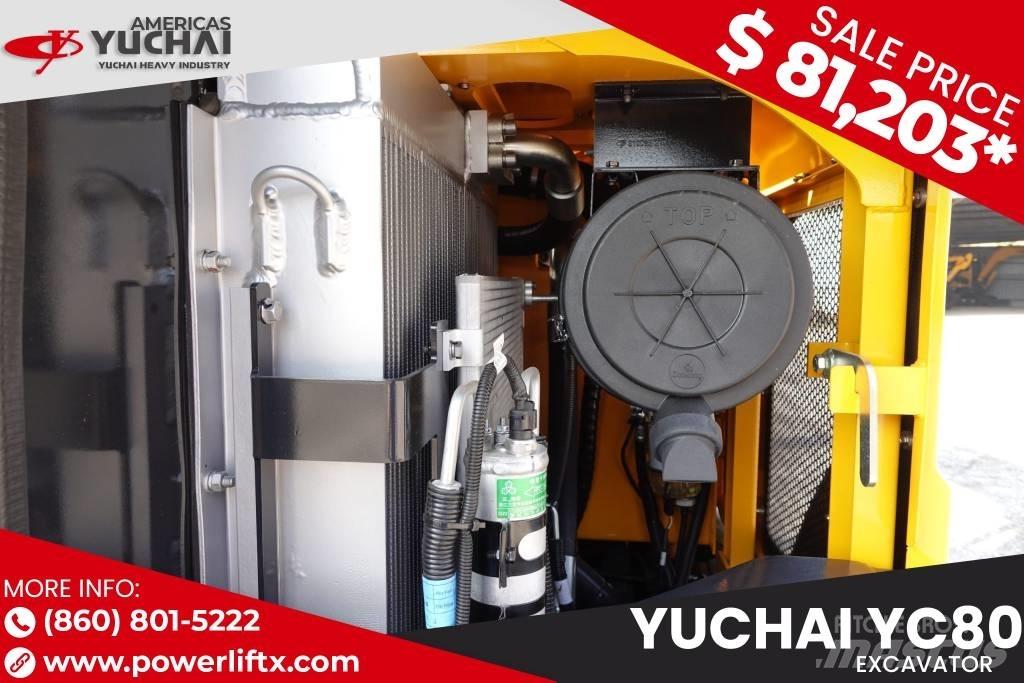Yuchai YC80 Bandgrävare