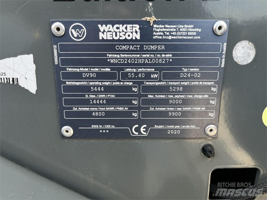 Wacker Neuson DV 90 Gruvtruck