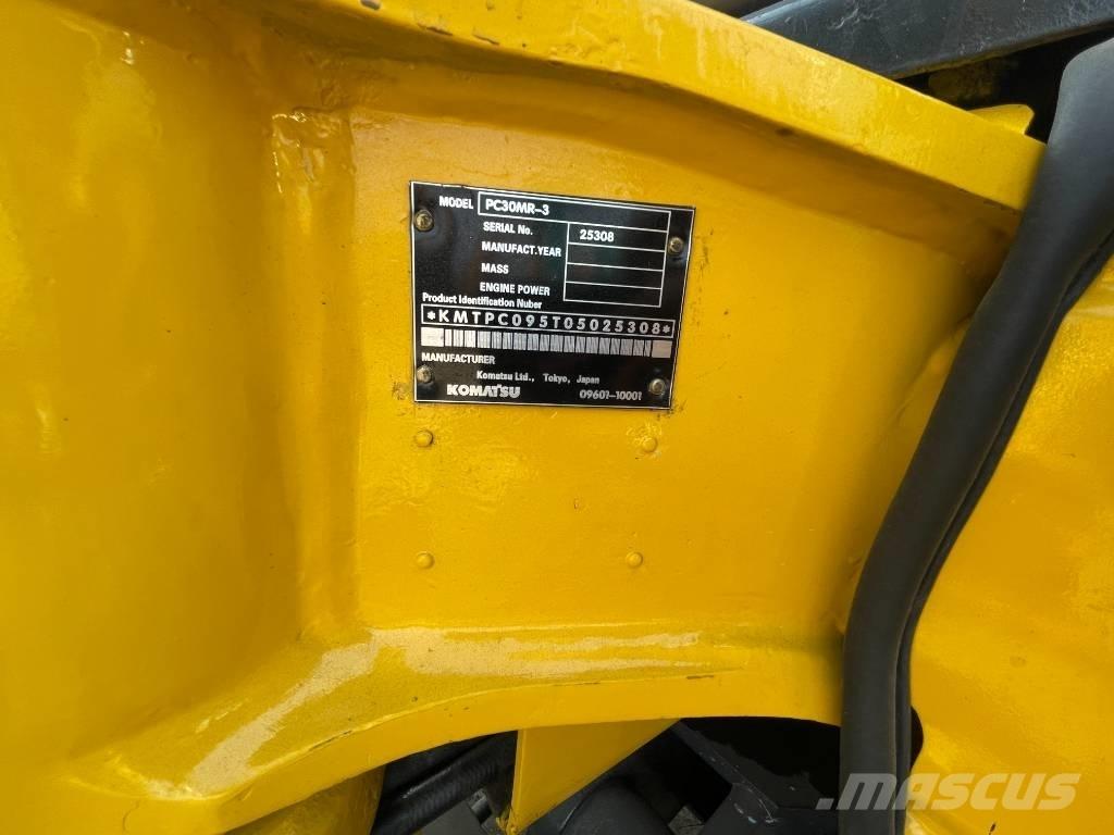Komatsu PC 30 Minigrävare < 7t