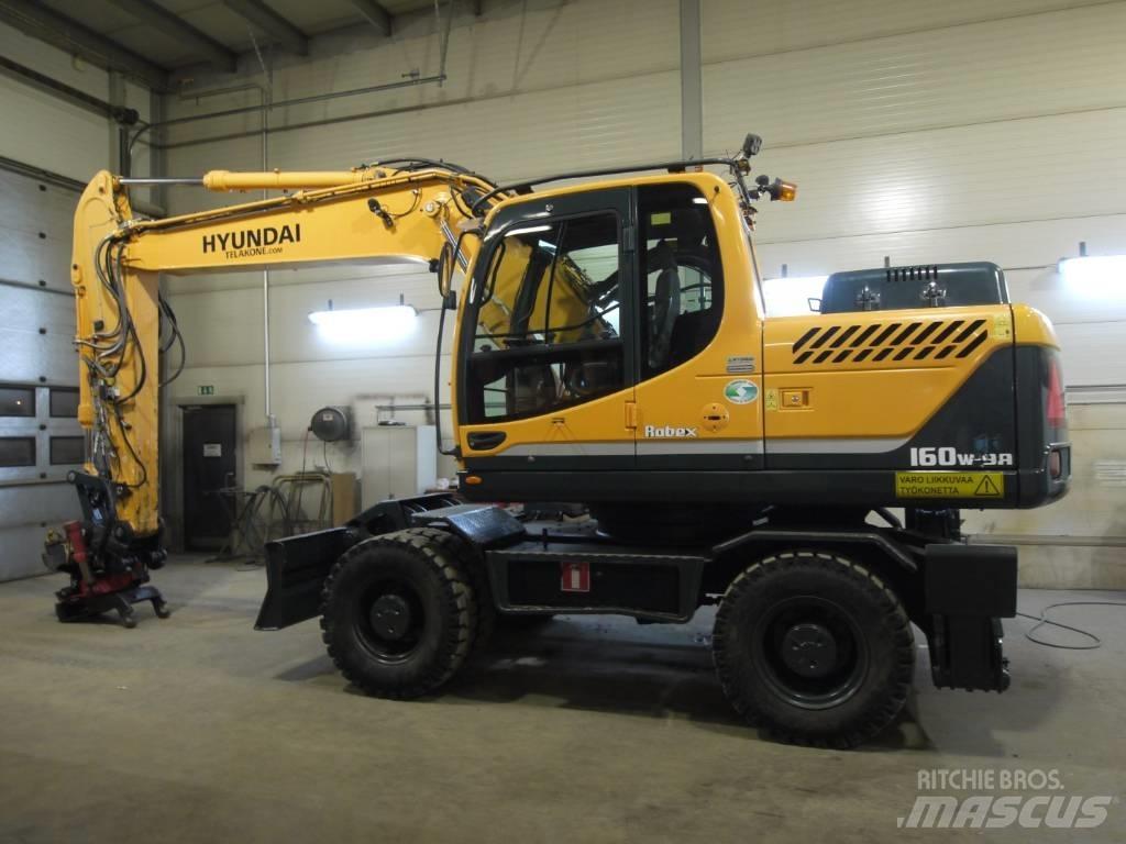 Hyundai R 160 W-9A Hjulgrävare