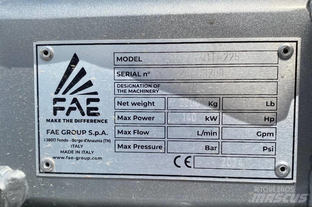 FAE UML/S/DT 225 Skogsmaskiner - Övriga