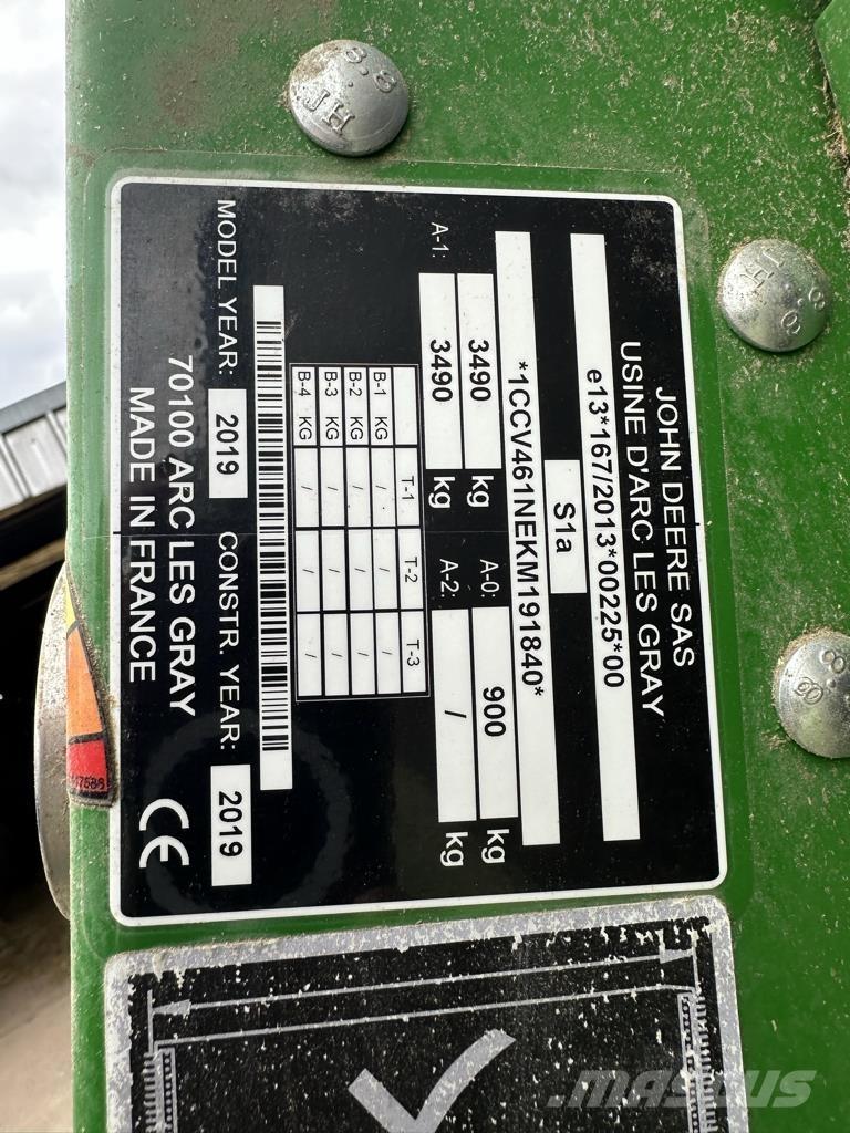 John Deere V461M Rundbalspressar