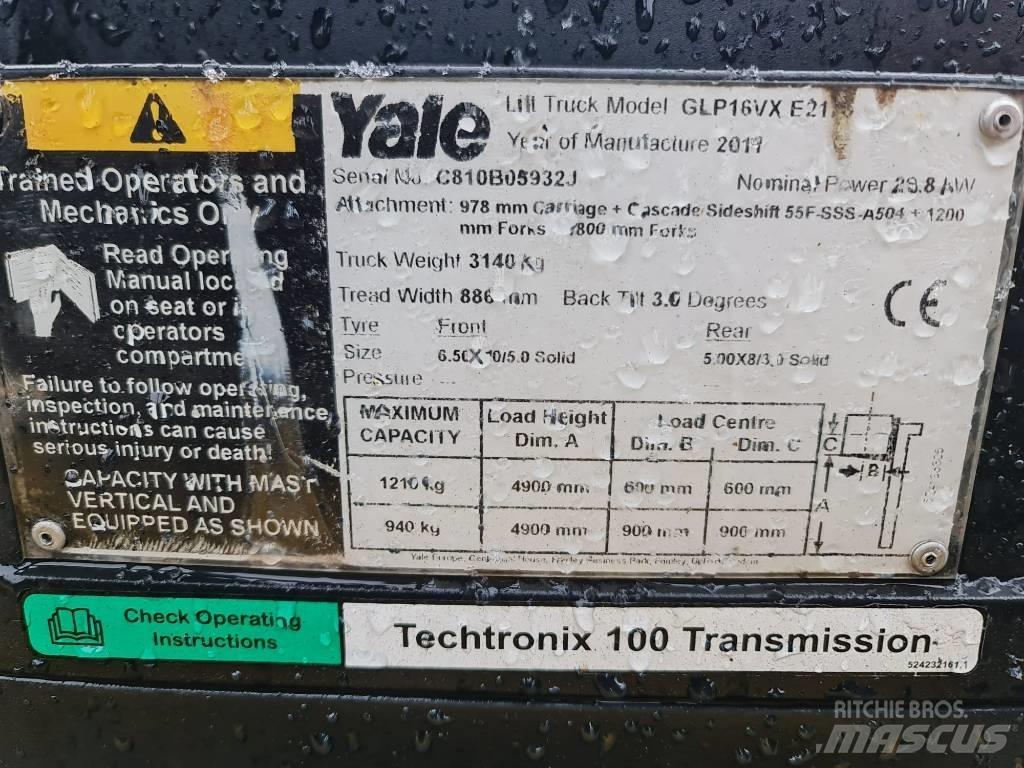 Yale GLP16VX Gasolmotviktstruckar