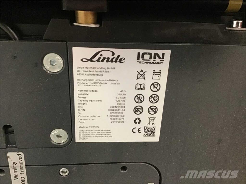 Linde E16 ION Elmotviktstruckar