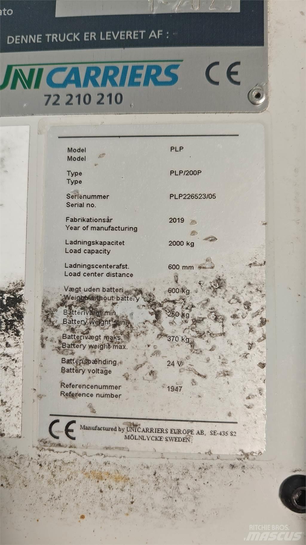 Atlet PLP200 Övriga motviktstruckar
