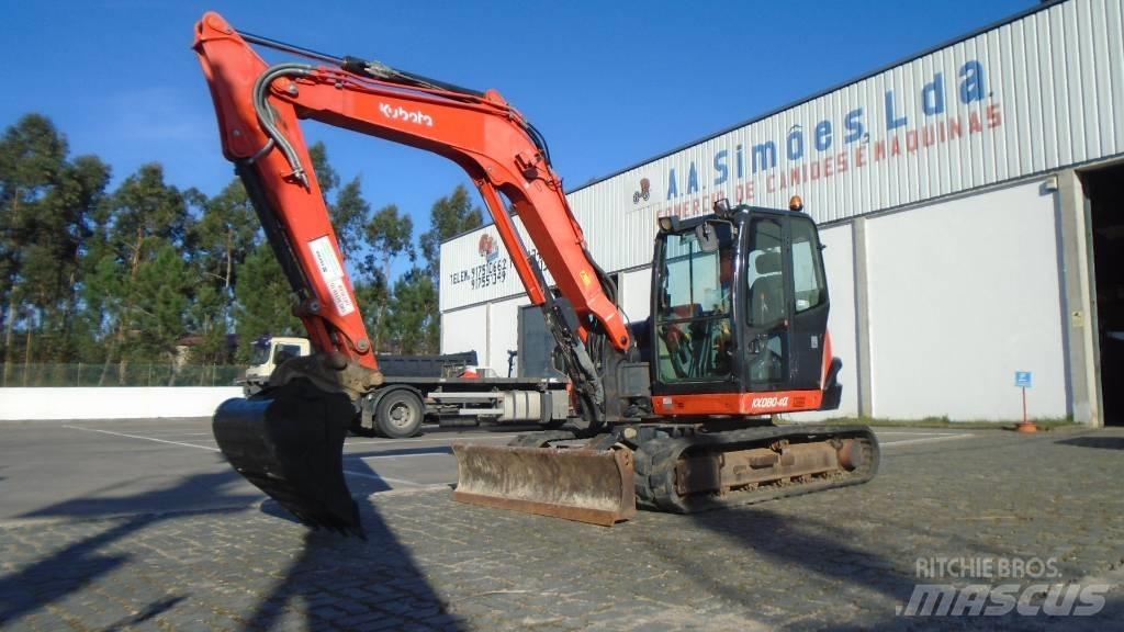 Kubota KX 080-4 Midigrävmaskiner 7t - 12t