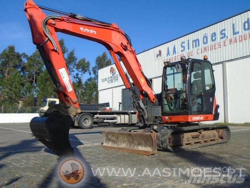 Kubota KX 080-4 Midigrävmaskiner 7t - 12t