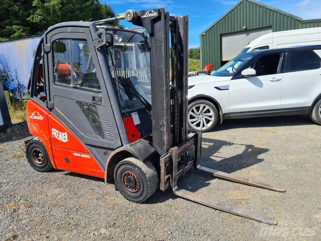 Linde H 20 Gasolmotviktstruckar
