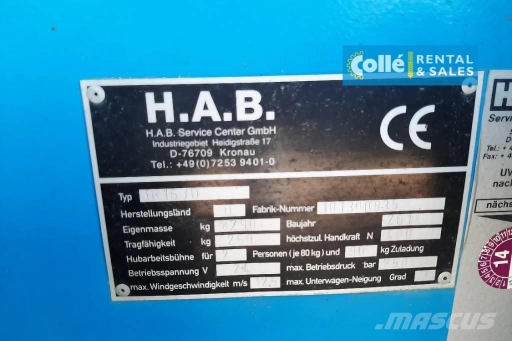 HAB TR16JD | 2014 Teleskop bomliftar