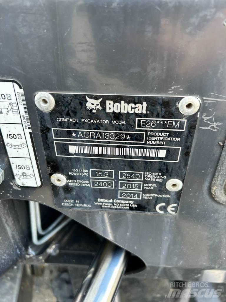 Bobcat E 26 Minigrävare < 7t