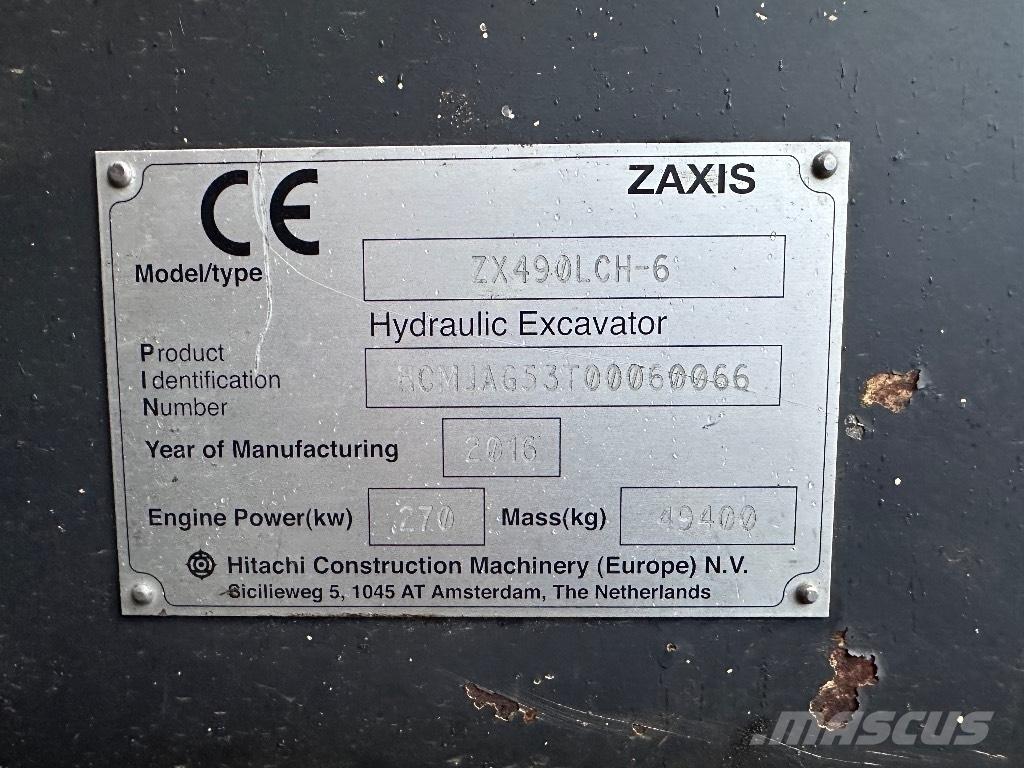 Hitachi ZX 490 LCH Bandgrävare