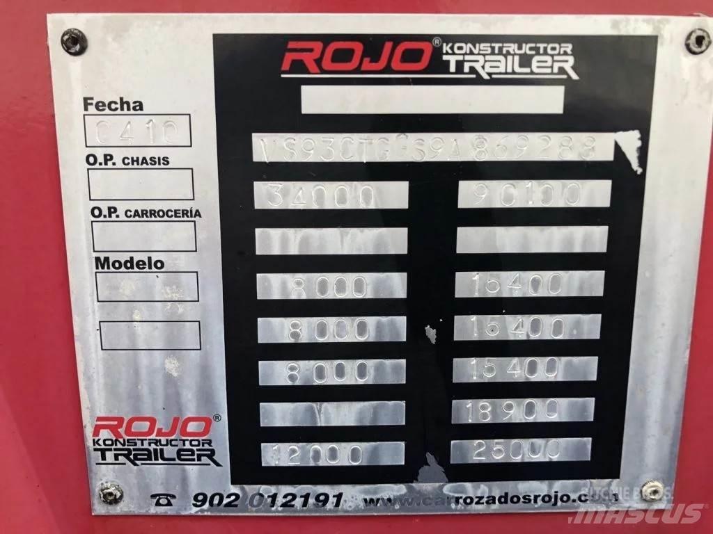  ROJO 1+ 3 LOWLOADER Låg lastande semi trailer