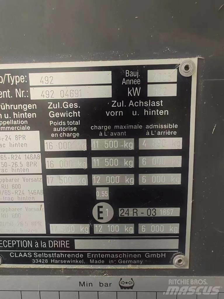 CLAAS Jaguar 870 Självgående fälthackar