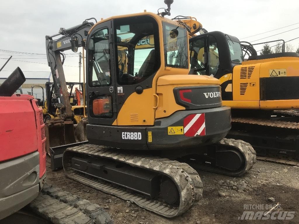 Volvo ECR 88 D Midigrävmaskiner 7t - 12t