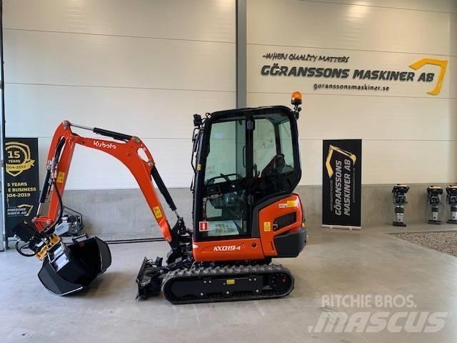 Kubota KX 019-4 Minigrävare < 7t