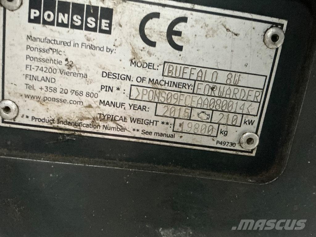 Ponsse BUFFALO 8W Skotare