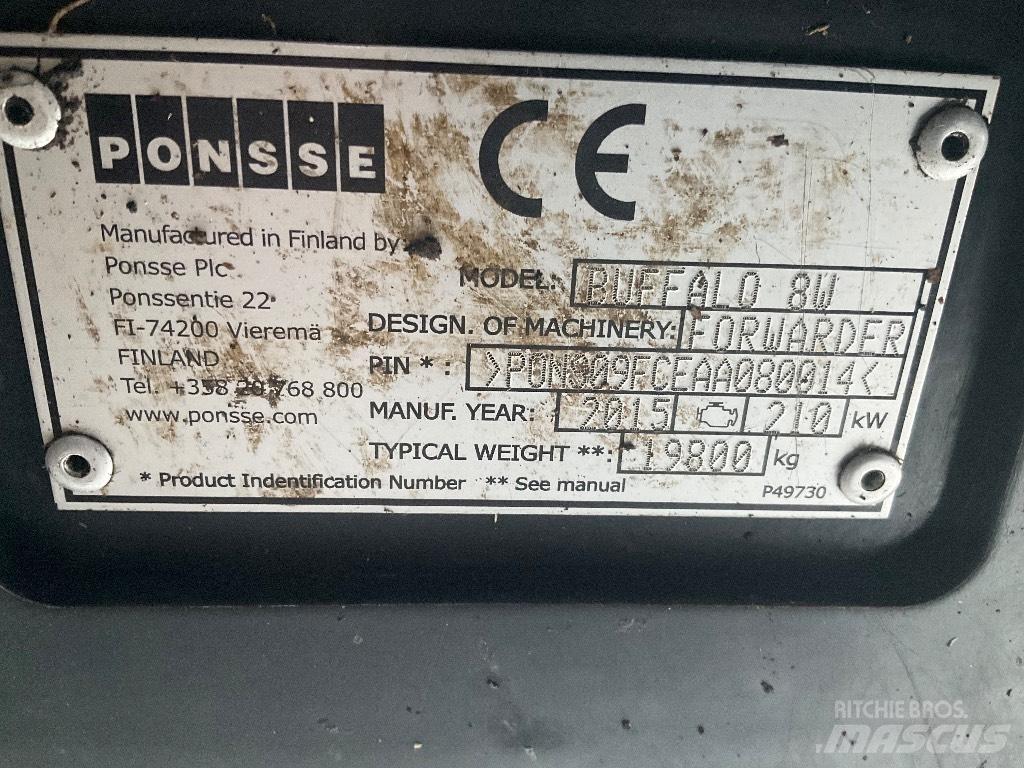 Ponsse BUFFALO 8W Skotare
