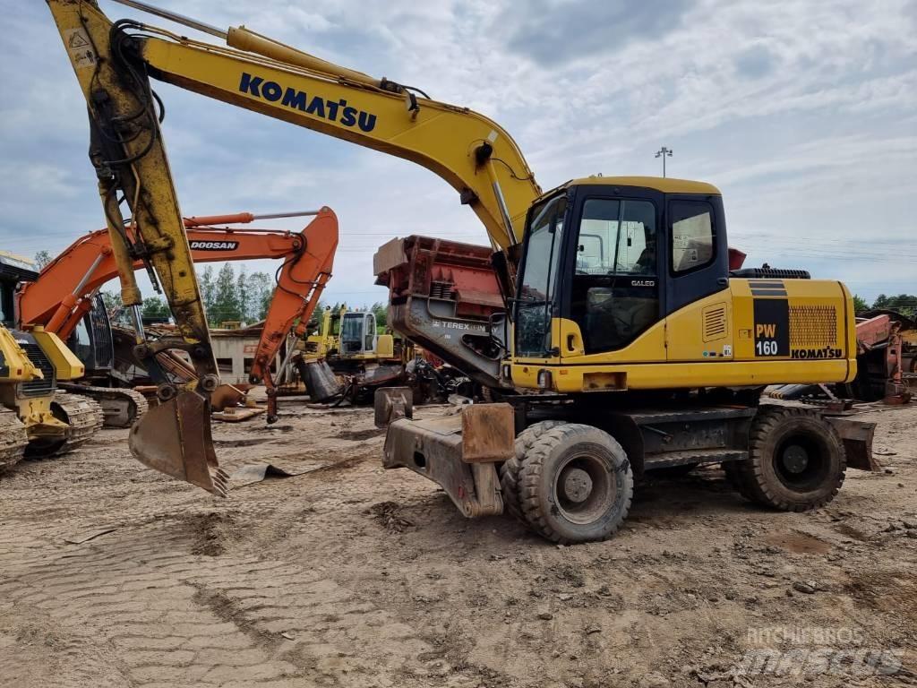 Komatsu PW 160-7 Hjulgrävare