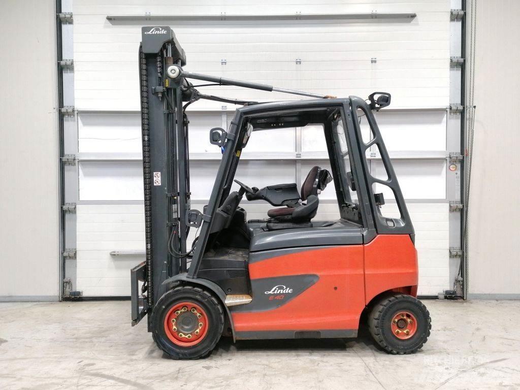 Linde E40H-01/600 Elmotviktstruckar