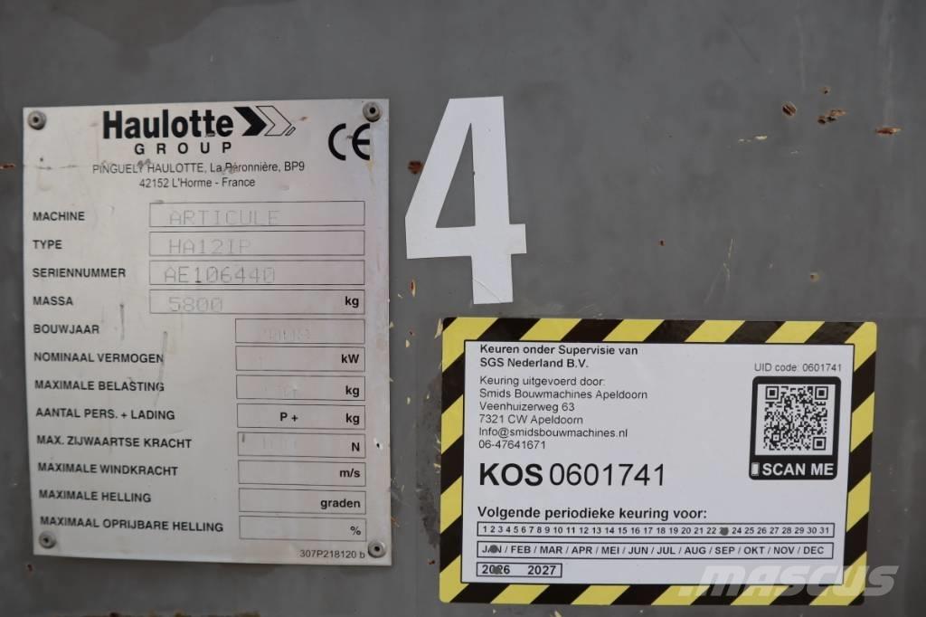 Haulotte HA12IP 2WD Bomliftar