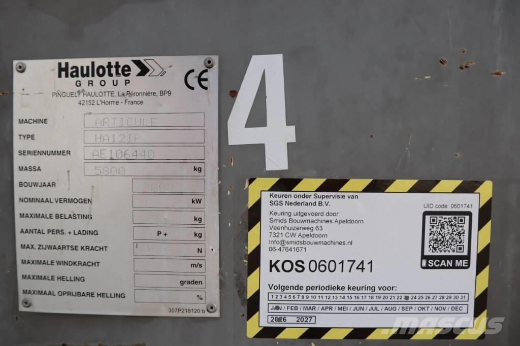Haulotte HA12IP 2WD Bomliftar