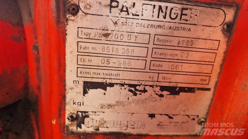 Palfinger PK 9700 Styckegodskranar