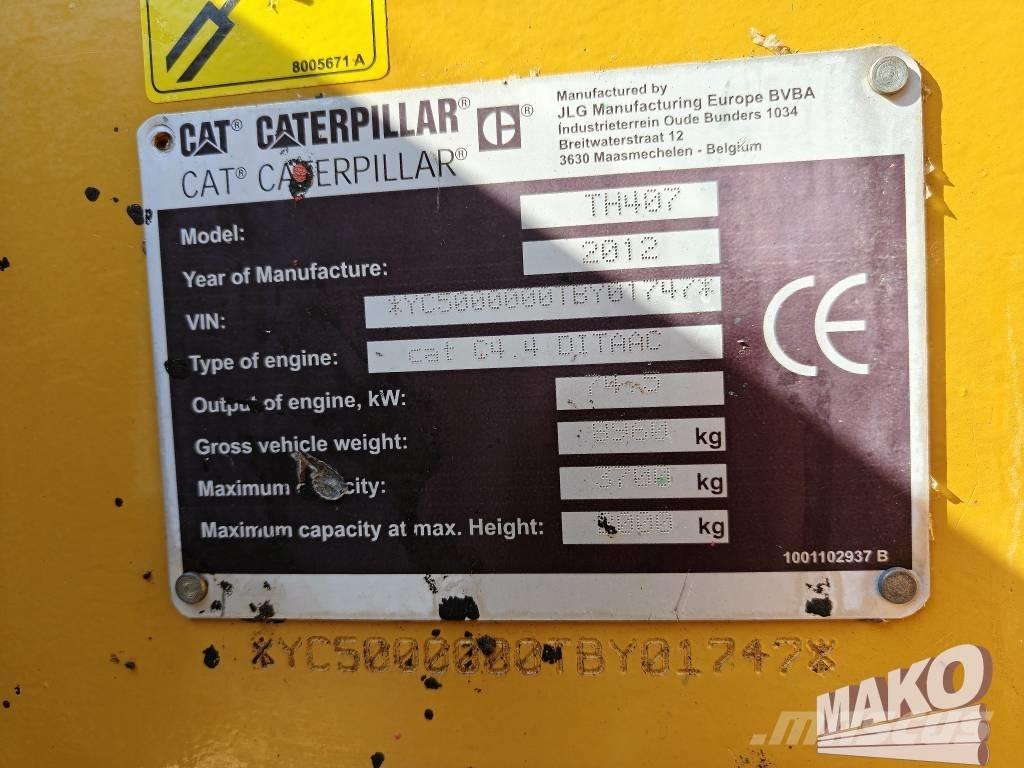 CAT TH 407 Teleskoplastare