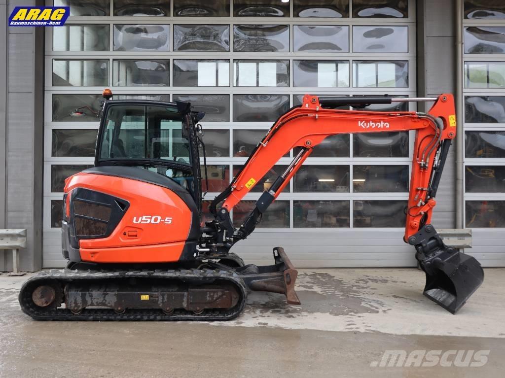 Kubota U 50-5 Minigrävare < 7t