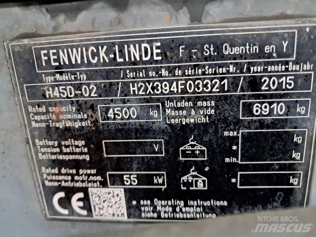 Linde H45D-02 Dieselmotviktstruckar