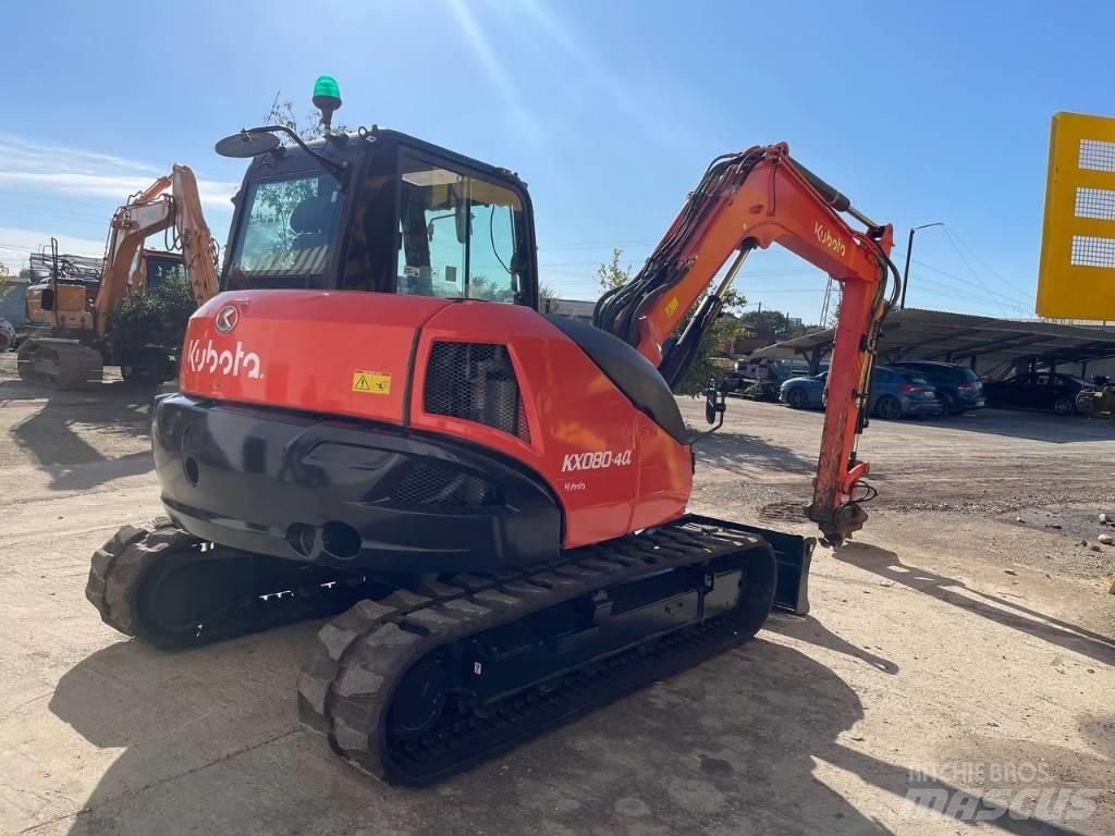 Kubota KX 080-4 Midigrävmaskiner 7t - 12t