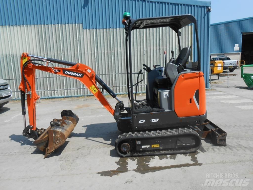 Doosan DX 19 Minigrävare < 7t